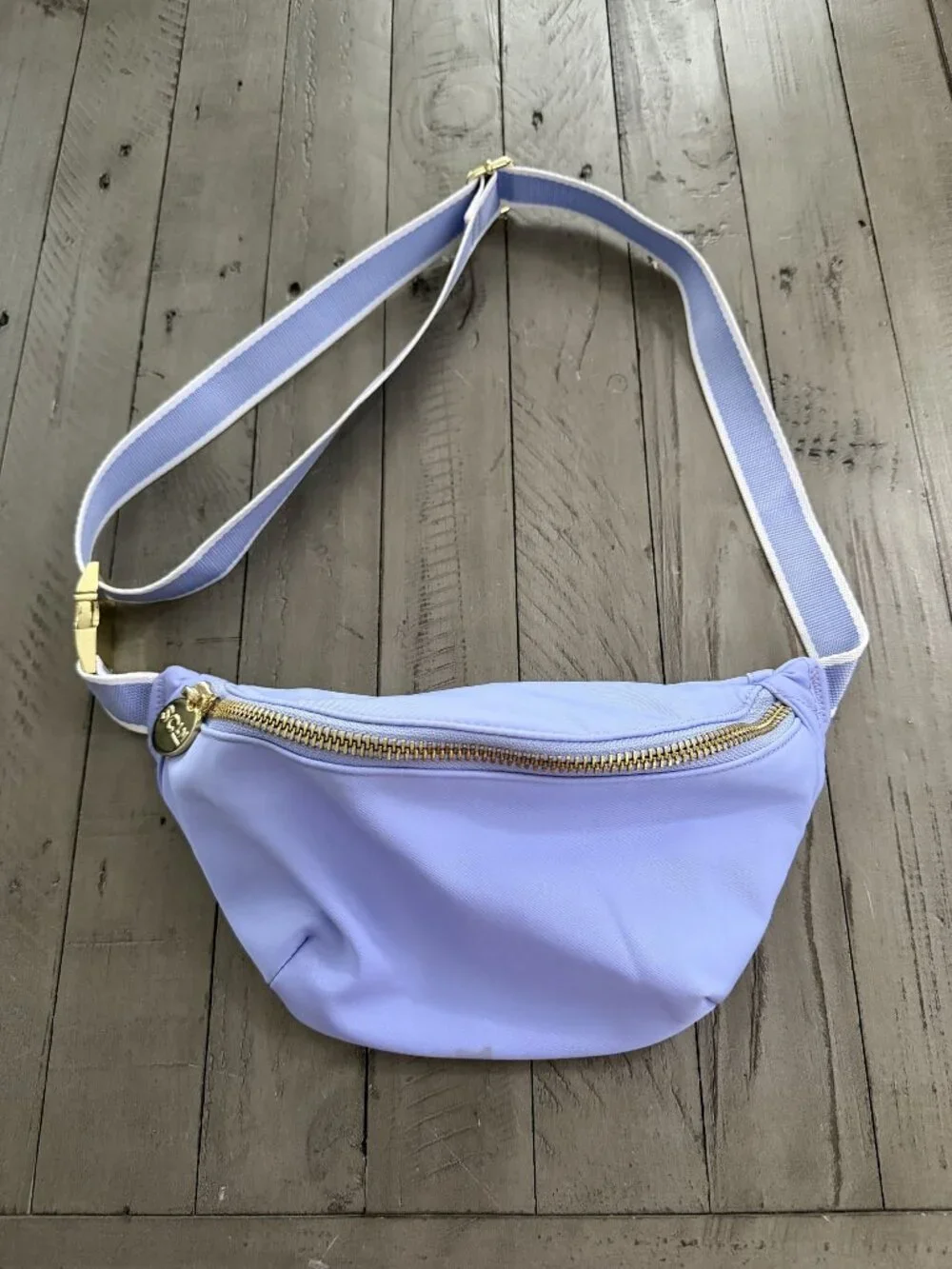 Stoney Clover Lane Classic Fanny Pack Periwinkle Longer Strap
